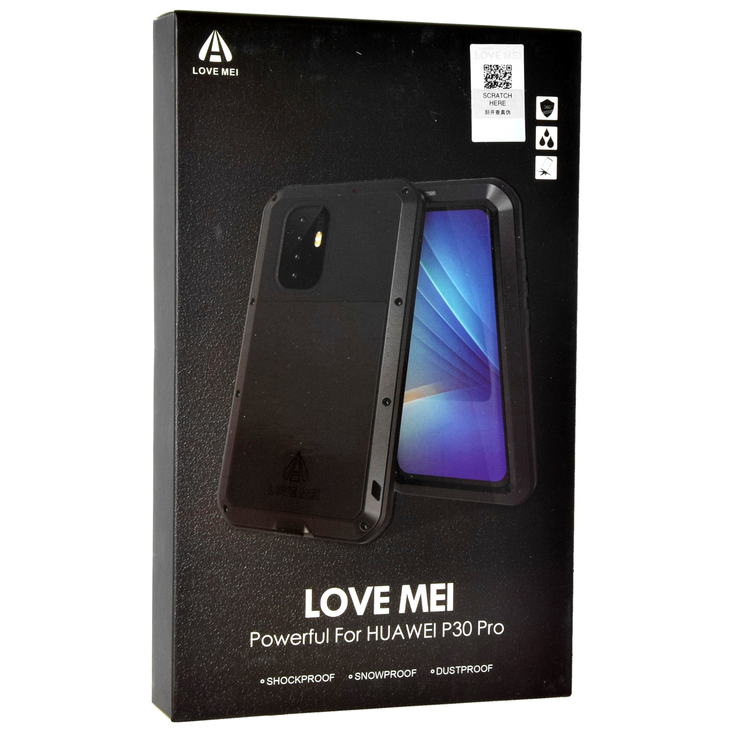 Oryginalne Pancerne Etui marki LOVE MEI z serii Powerful dla Huawei P30 Pro
